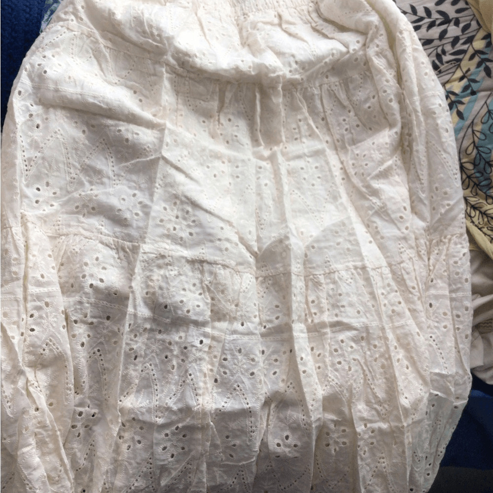 NEW BOHO Cotton Prairie Maxi Skirt - Picture 6 of 6